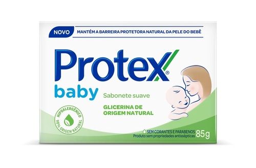 Sabonete em Barra Infantil Protex Baby Glicerina 85G