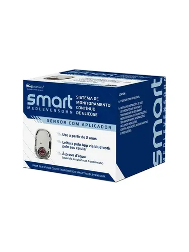 Sensor Monitoramento Continuo Glicose Microtech Smart Medlevensohn