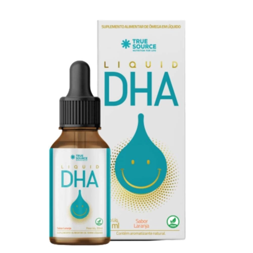 Ômega 3 Dha True Source Liquid Dha Sabor Laranja 30ml