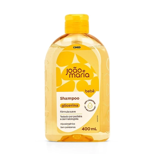 Shampoo Bebê João e Maria Glicerina Cimed 400ml