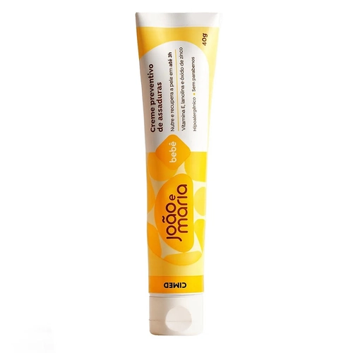 Creme Preventivo de Assaduras João e Maria Cimed 40G