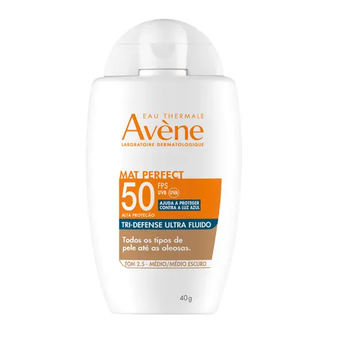 Protetor Solar Avène Mat Perfect Tridefense Fps50 Medio 40G