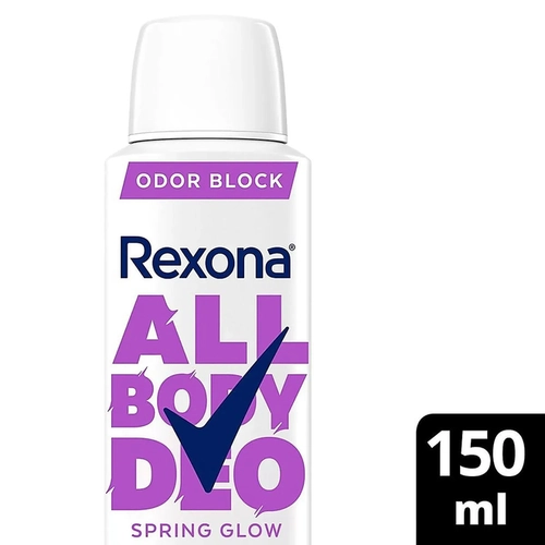Desodorante Corporal Aerosol Rexona All Body Deo Spring Glow 0% Alumínio150ml