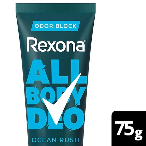 Desodorante Corporal Creme Rexona All Body Deo Ocean Rush 0% Alumínio 75g