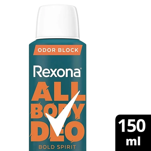 Desodorante Corporal Aerosol Rexona All Body Deo Bold Spirit 0% Alumínio 150ml