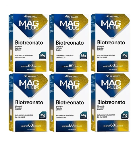 Magplus Magnésio Dimalato 60 Capsulas