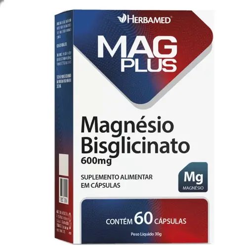 Magplus Bisglicinato 60 Capsulas