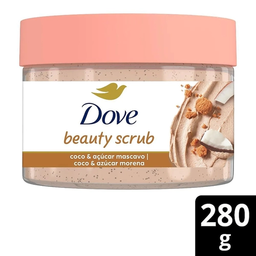 Sabonete Esfoliante Dove Beauty Scrub Coco e Açúcar Mascavo 280g