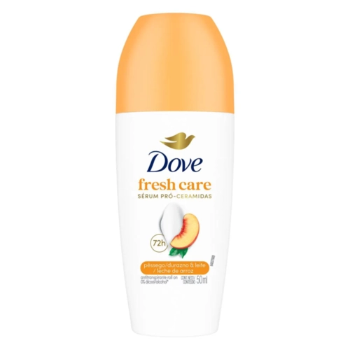 Desodorante Roll-On Dove Fresh Care Pêssego & Leite de Arroz 50ml