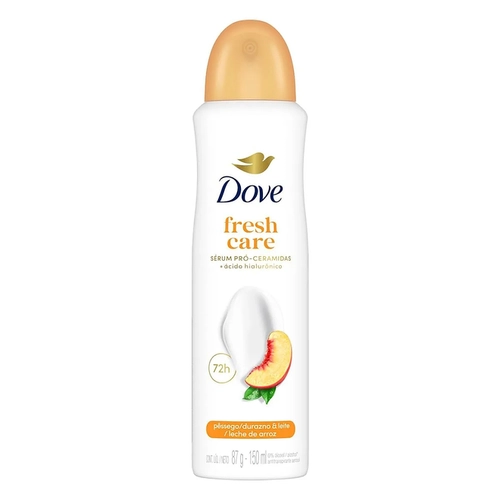 Desodorante Aerosol Dove Fresh Care Pêssego e Leite de Arroz 150ml