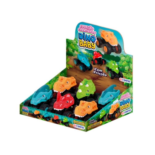 Brinquedo Coleção Carrinho Dino Baby