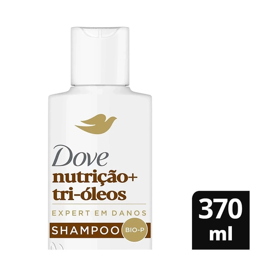 Shampoo Dove Nutrição + Tri Óleos 370ml