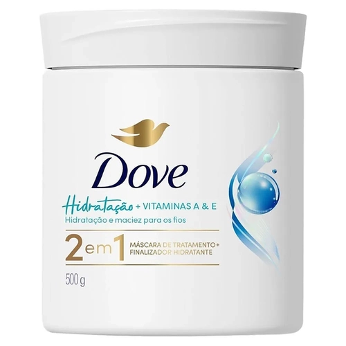 Máscara De Tratamento Dove 2 em 1 Hidratação + Hialuron-VIT 500G