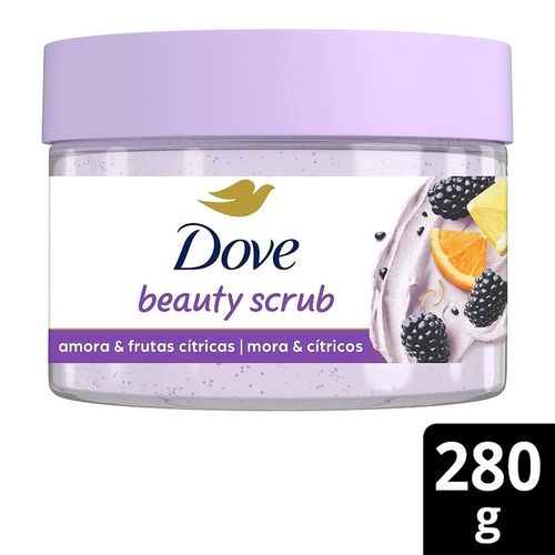 Sabonete Esfoliante Dove Beauty Scrub Amora e Frutas Citricas 280g