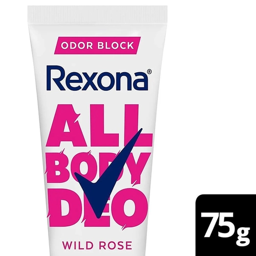 Desodorante Corporal Creme Rexona All Body Deo Wild Rose 0% Alumínio 75g