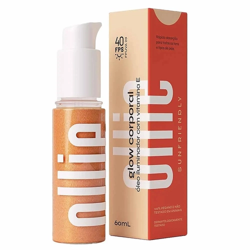 Iluminador Glow Corporal Ollie Fps40 60ml