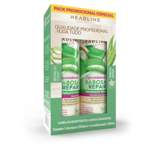 Kit Headline Color Babosa Shampoo + Condicionador 500ml