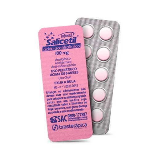 Salicetil 100Mg 10 Comprimidos