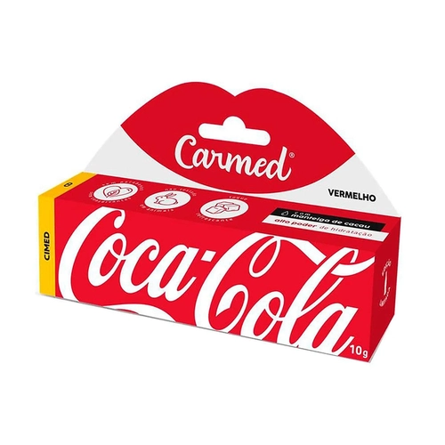 Carmed Coca Cola Vermelho 10G