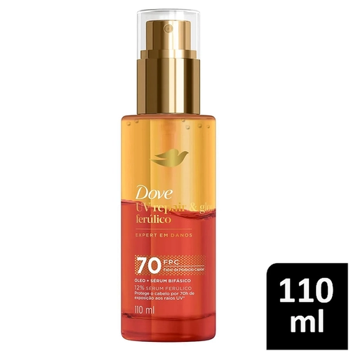 Óleo + Sérum Bifásico Dove UV Repair&Glow + Ferúlico 110ml