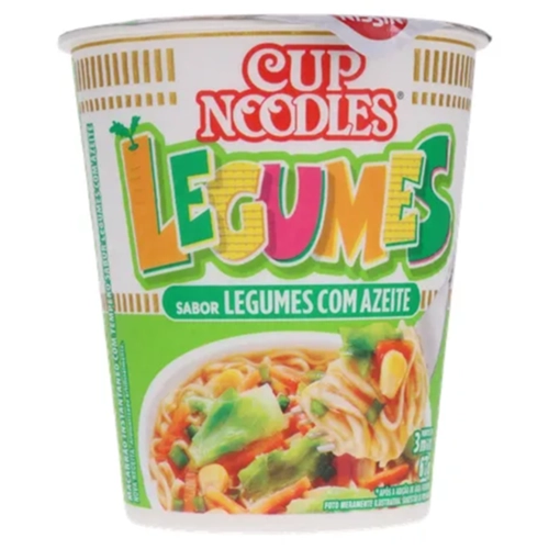 Cup Noodles Legumes Com Azeite 69G