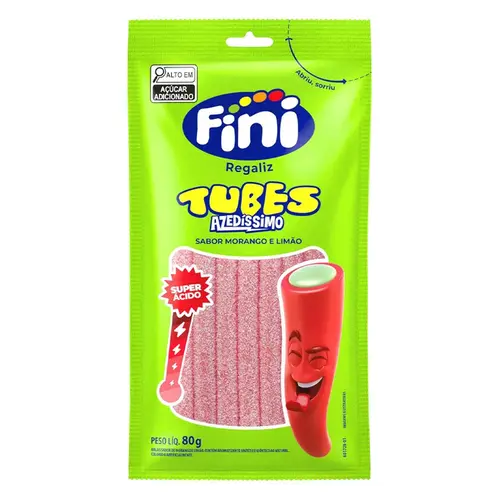 Bala Gel Fini Tubes Super Acido 80G