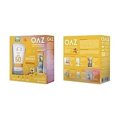 Kit Protetor Solar OAZ Fps50 Corpo e Rosto 200ml + Fps60 Bob Esponja Infantil 125ml