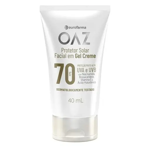 Protetor Solar Facial OAZ Fps70 40G