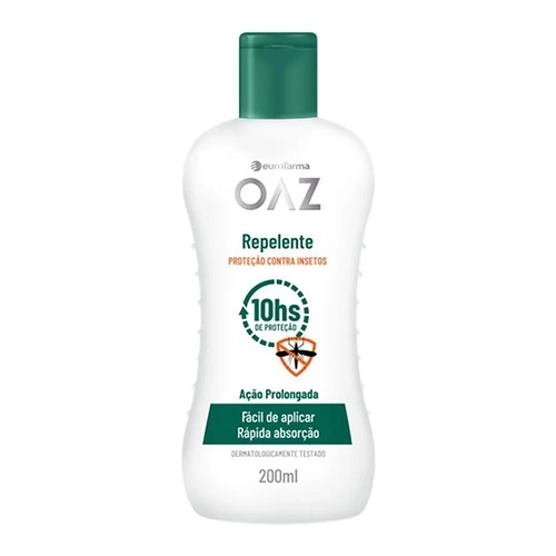 Repelente De Insetos Oaz 10 Horas Loção 200ml