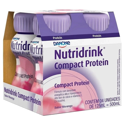 Nutridrink Compact Protein Morango 4X125ML
