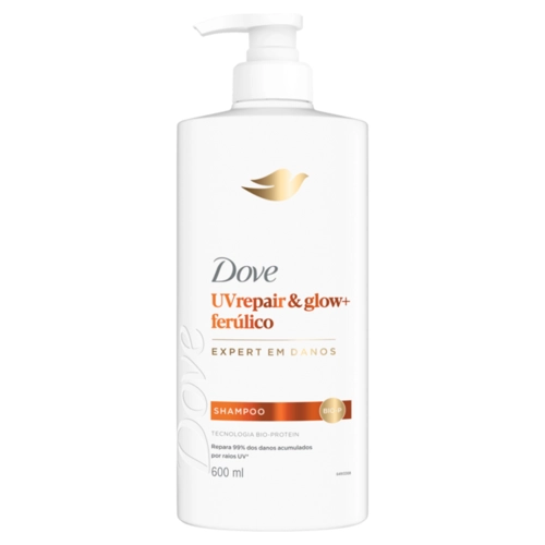 Shampoo Dove UV Repair&Glow + Ferúlico 600ml