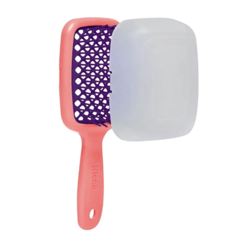 Escova de Cabelo Ricca Flex Go Mini Coral Ref 2451