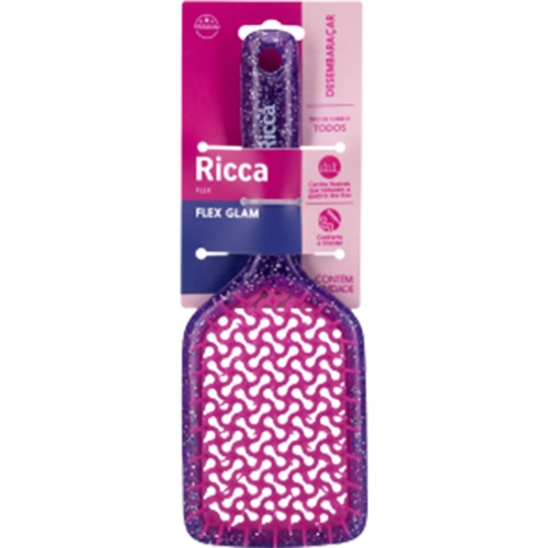 Escova de Cabelo Ricca Flex Glam Roxa Ref 2379