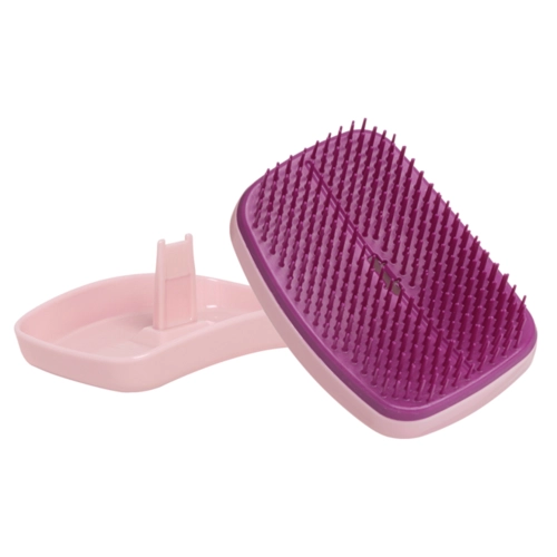 Escova de Cabelo Ricca Flex Pocket Rosa Ref 2456