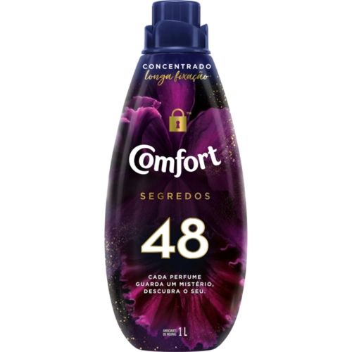 Amaciante Comfort Segredos 48 Roxo 1 Litro