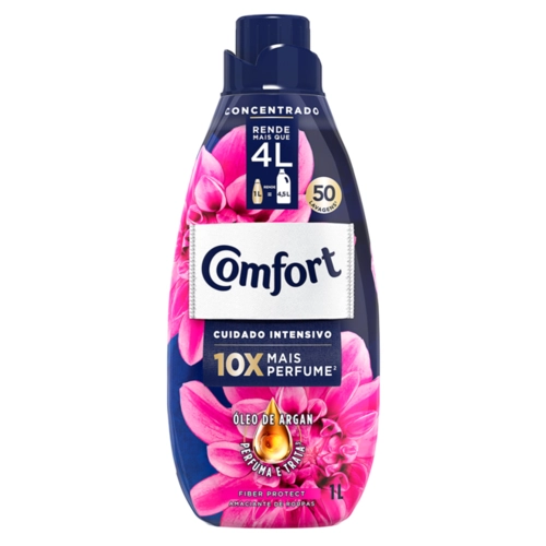Amaciante Comfort Brisa Elegante Rosa 1 Litro