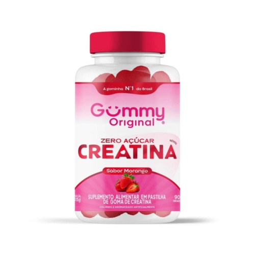 Gummy Creatina Morango 90 Gomas