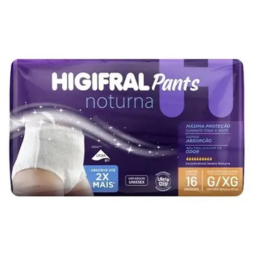 Fralda Higifral Pants Noturna G/XG