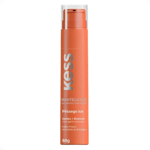 Gel Dental Kess Whitelicious Pessego Ice 60G