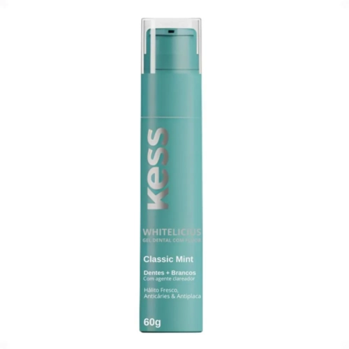Gel Dental Kess Whitelicious Classic Mint 60G