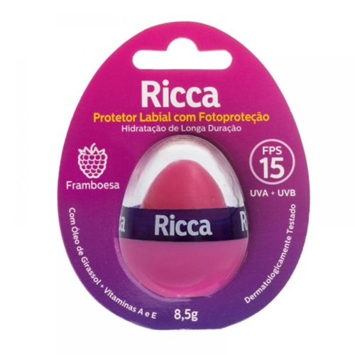 Hidratante Labial Ricca 3835 Framboesa