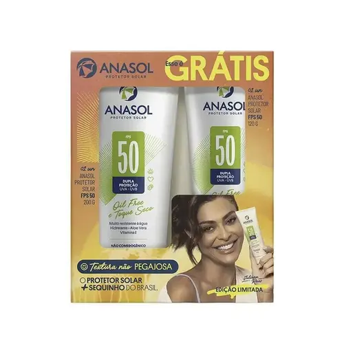 Kit Protetor Solar Anasol Fps50 Corporal 200G+120G