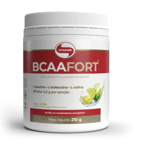 BCAA Fort Vitafor Sabor Limão 210G