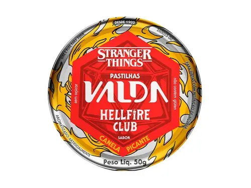 Bala Valda Stranger Things Canela E Pimenta 50G