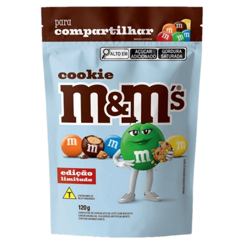 Confeito M&M S Cookies 120G