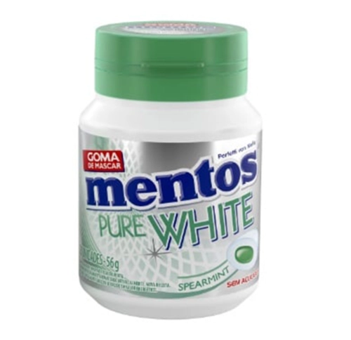 Chiclete Mentos Garrafa Spearm Mint 56G