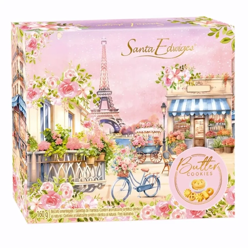 Biscoito Santa Edwiges Danish Presente 160g