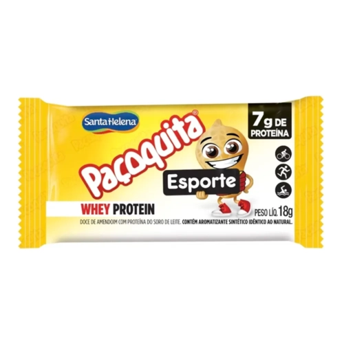 Paçoquita Santa Helena Com Whey 1un