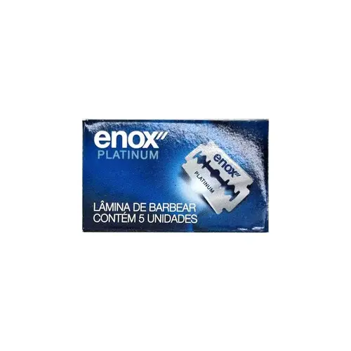 Lâminas de Barbear Enox Platinum Ref 1811 5 Unidade