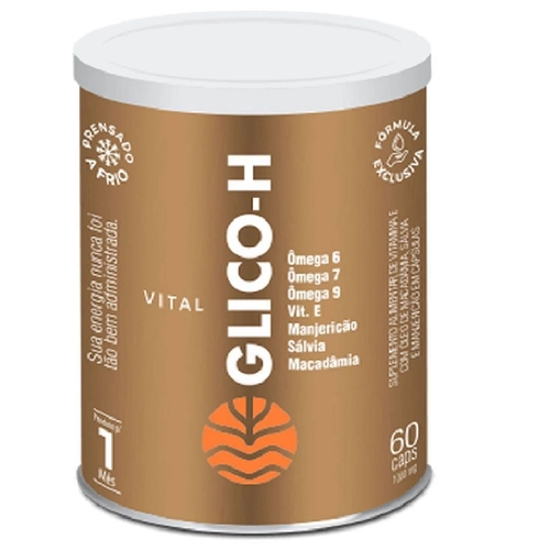 Vital Glico H Vital Âtman 1000mg 60 Cápsulas